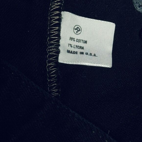 Vintage Big Star Sugar Black Straight Stretch Jeans Made in USA Women's size 28R - Picture 6 of 6